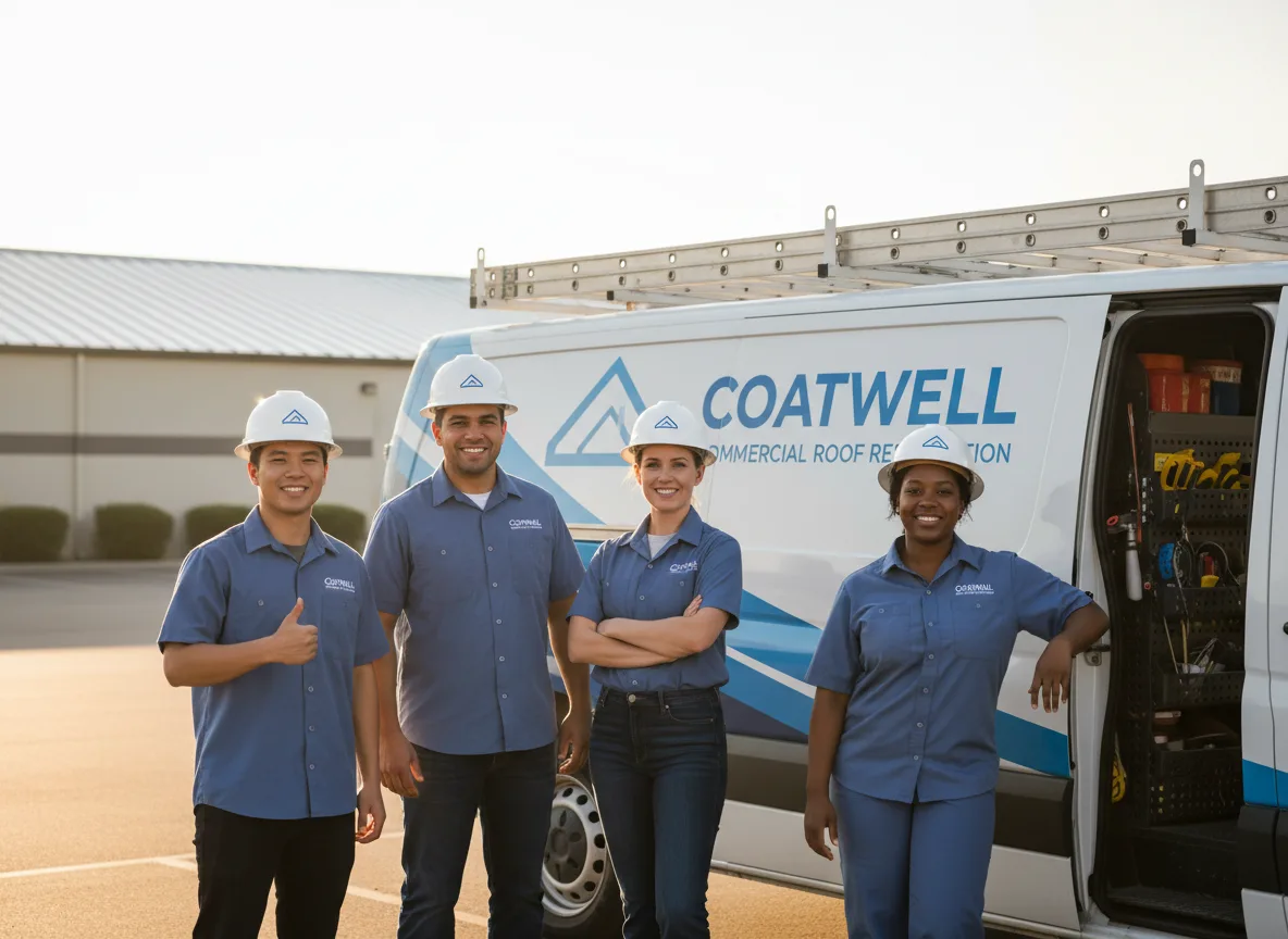 Commercial roof coating company in Maroa, IL